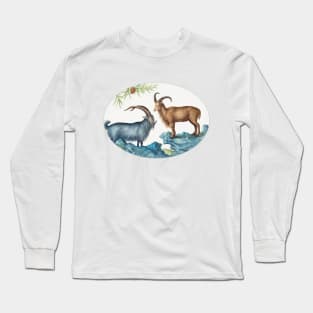 Wild Goat and a Barbary Sheep (1575–1580) Long Sleeve T-Shirt